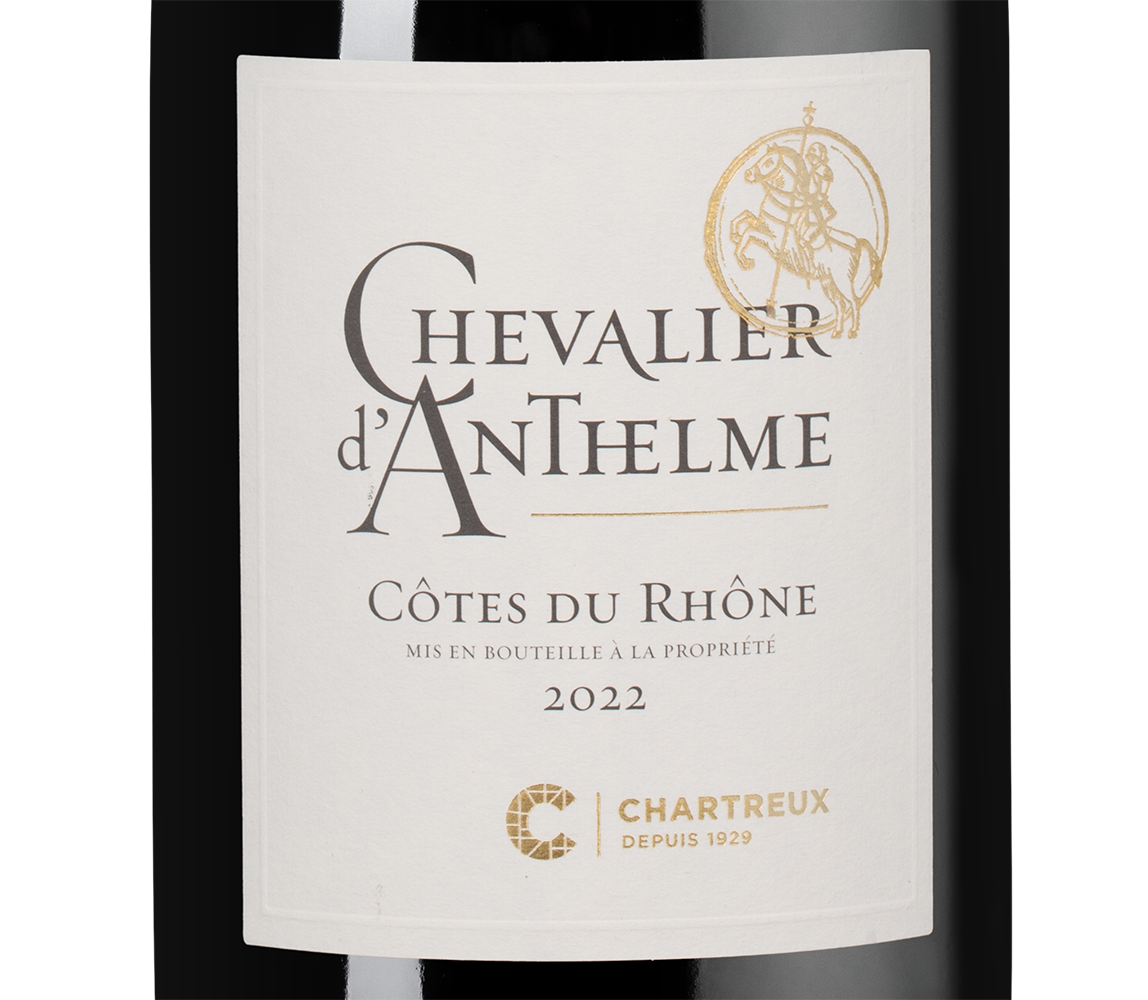 Вино Chevalier d'Anthelme Rouge, Cellier des Chartreux, 2022, (143983), Франция, Долина Роны, красное, сухое, 0.75 л, Шевалье д'Антельм Руж, цена 2990 рублей
