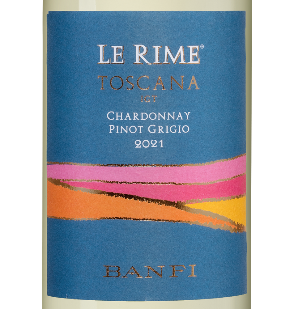 Вино Le Rime, Banfi, 2021, (137370), Италия, Тоскана, белое, сухое, 0.75 л, Ле Риме, цена 1790 рублей