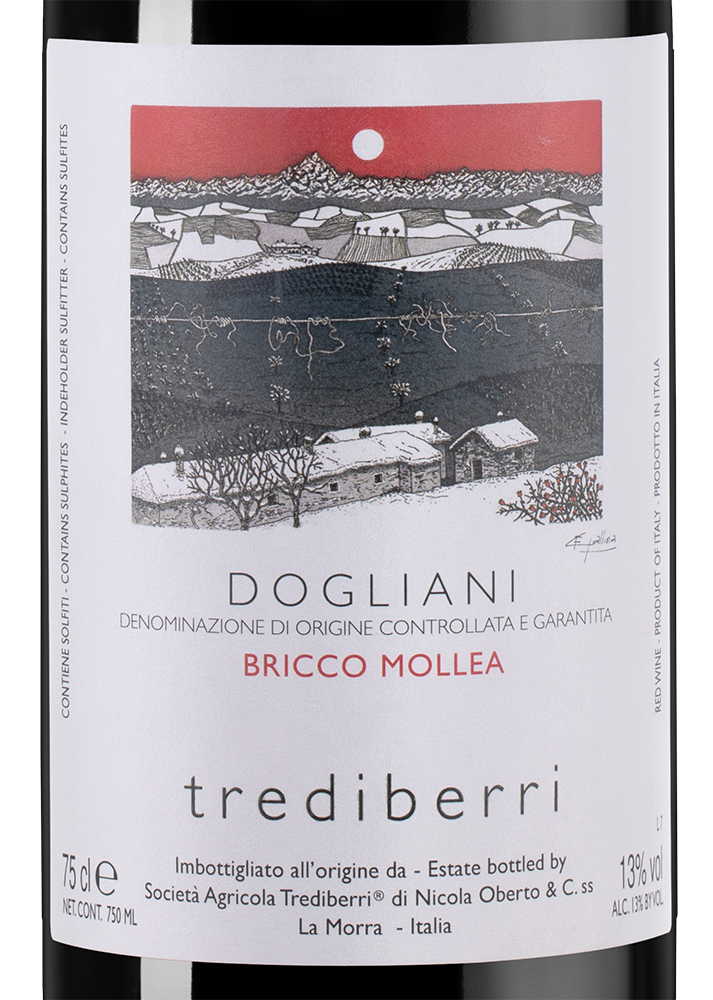Вино Dogliani Bricco Mollea, Trediberri, 2024, (156226), Италия, Пьемонт, красное, сухое, 0.75 л, Дольяни Брикко Моллеа, цена 5690 рублей