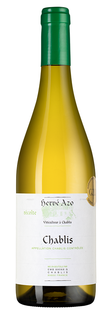 Вино Chablis, Domaine Herve Azo, 2023, (152741), Франция, Бургундия, белое, сухое, 0.75 л, Шабли, цена 6490 рублей