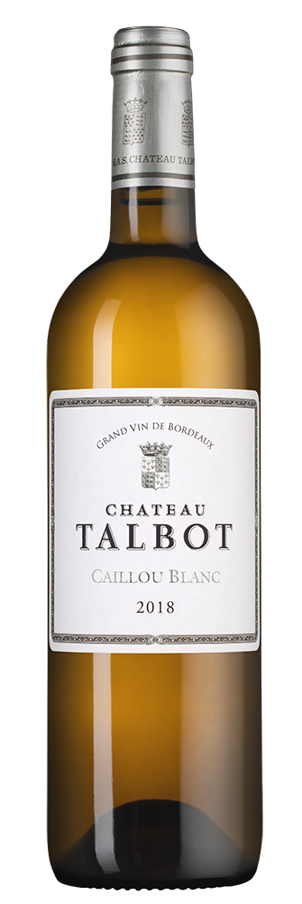 Вино Caillou Blanc du Chateau Talbot, 2018, (139456), Франция, Бордо, белое, сухое, 0.75 л, Кайю Блан дю Шато Тальбо, цена 11990 рублей