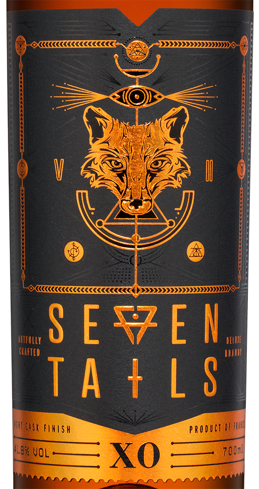 Бренди Seven Tails XO, (140860), Франция, 0.7 л, Севен Тейлз ХО, цена 7490 рублей