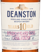 Шотландский виски Deanston Aged 10 Years Bordeaux Red Wine Cask  в подарочной упаковке