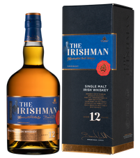 Виски The Irishman 12 YO Single Malt, (105437), gift box в подарочной упаковке, Односолодовый 12 лет, Ирландия, 0.7 л, Зэ Айришмен 12 Лет Сингл Молт цена 12990 рублей