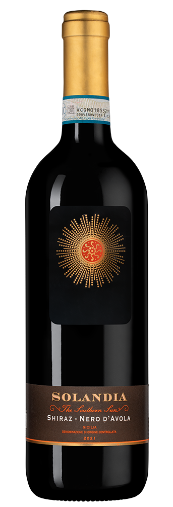 Вино Solandia Shiraz-Nero d'Avola, GIV, 2021, (138145), Италия, Сицилия, красное, полусухое, 0.75 л, Соландия Шираз-Неро д'Авола, цена 1640 рублей