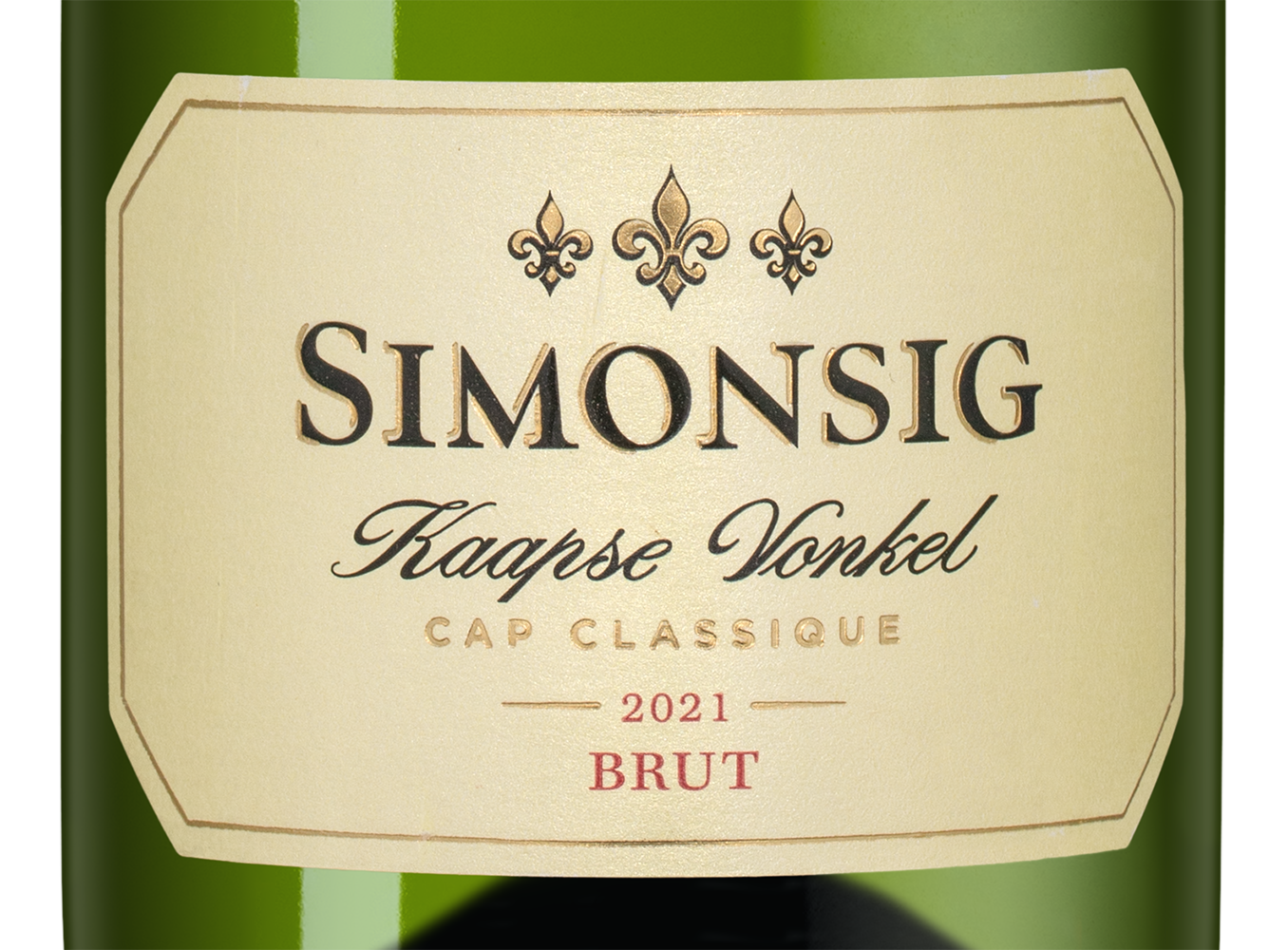 Игристое вино Kaapse Vonkel Brut, Simonsig, 2021, (143369), Южная Африка, Вестерн Кейп, белое, брют, 0.75 л, Каапс Вонкель Брют, цена 3490 рублей