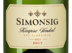 Шампанское из винограда Пино Менье Kaapse Vonkel Brut