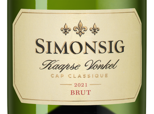 Игристое вино Kaapse Vonkel Brut, (143369), белое брют, 2021 г., 0.75 л, Каапс Вонкель Брют цена 2990 рублей