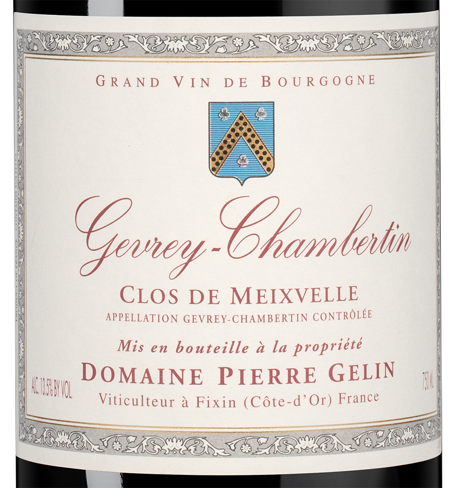 Вино Gevrey-Chambertin Clos de Meixvelle, Domaine Pierre Gelin, 2020, (151319), Франция, Бургундия, красное, сухое, 0.75 л, Жевре-Шамбертен Кло де Мевель, цена 18990 рублей