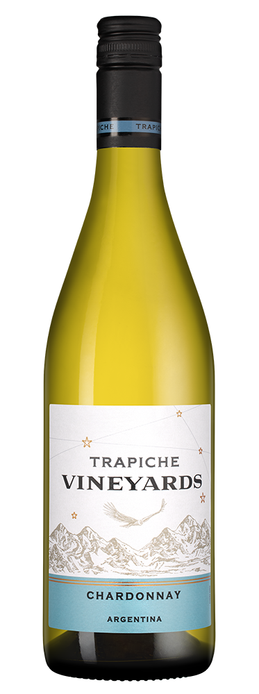 Вино Chardonnay Vineyards, Trapiche, 2024, (153728), Аргентина, Мендоса, белое, сухое, 0.75 л, Шардоне Виньярдс, цена 1043 рублей