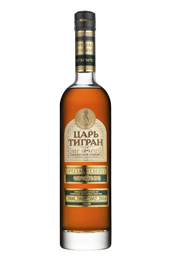 Бренди Царь Тигран Special Reserve, (139023), Армения, Араратская долина, 0.7 л, Царь Тигран Special Reserve, цена 1990 рублей