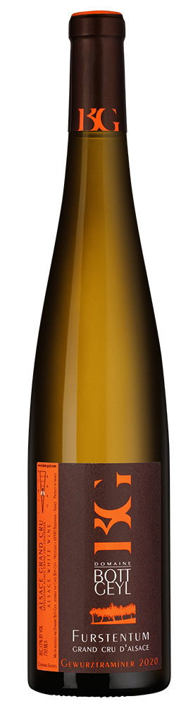 Вино Gewurztraminer Grand Cru Furstentum, Domaine Bott-Geyl, 2020, (155403), Франция, Эльзас, белое, сладкое, 0.75 л, Гевюрцтраминер Гран Крю Фурштентум, цена 11990 рублей