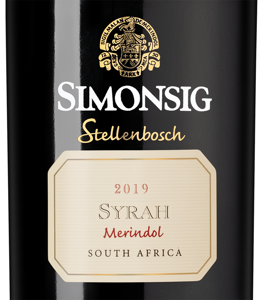 Вино Syrah Merindol, Simonsig, 2019, (141082), Южная Африка, Стелленбош, красное, сухое, 0.75 л, Сира Мериндол, цена 4543 рублей
