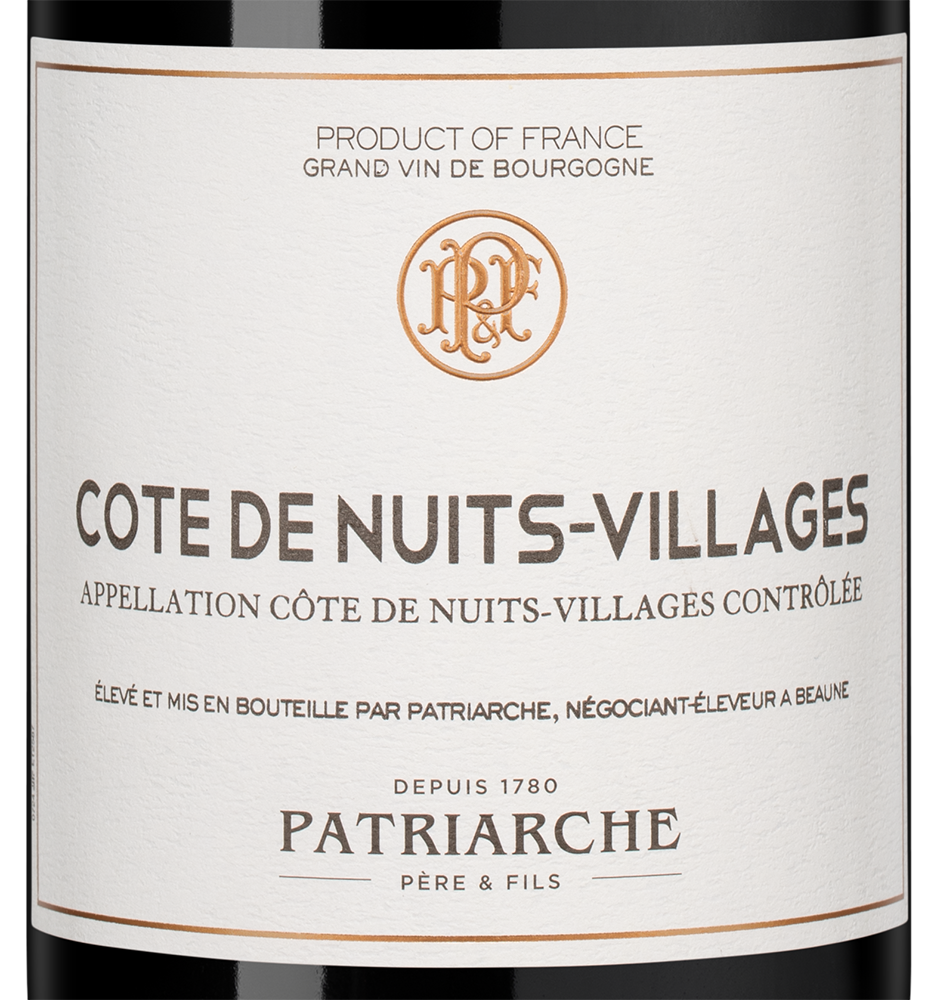 Вино Cote de Nuits-Villages, Patriarche, 2020, (154468), Франция, Бургундия, красное, сухое, 0.75 л, Кот де Нюи-Вилляж, цена 7790 рублей