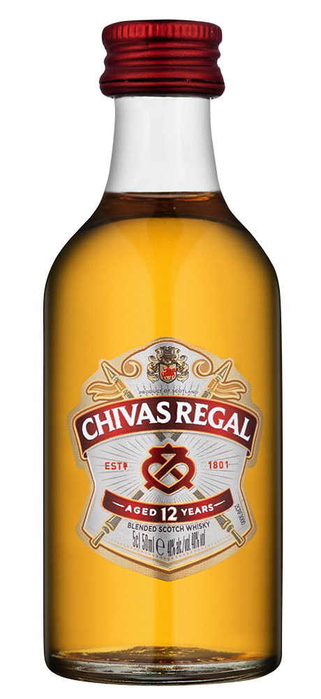 Виски Chivas Regal 12 Years Old, 0.05л, (148323), Шотландия, 0.05 л, Чивас Ригал 12 Лет, цена 590 рублей