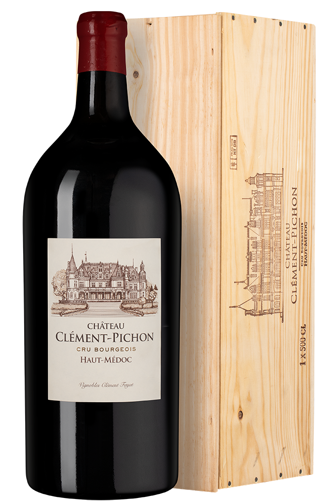 Вино Chateau Clement-Pichon, 2015, 5л, (158790), Франция, Бордо, красное, сухое, 5 л, Шато Клеман-Пишон, цена 82490 рублей