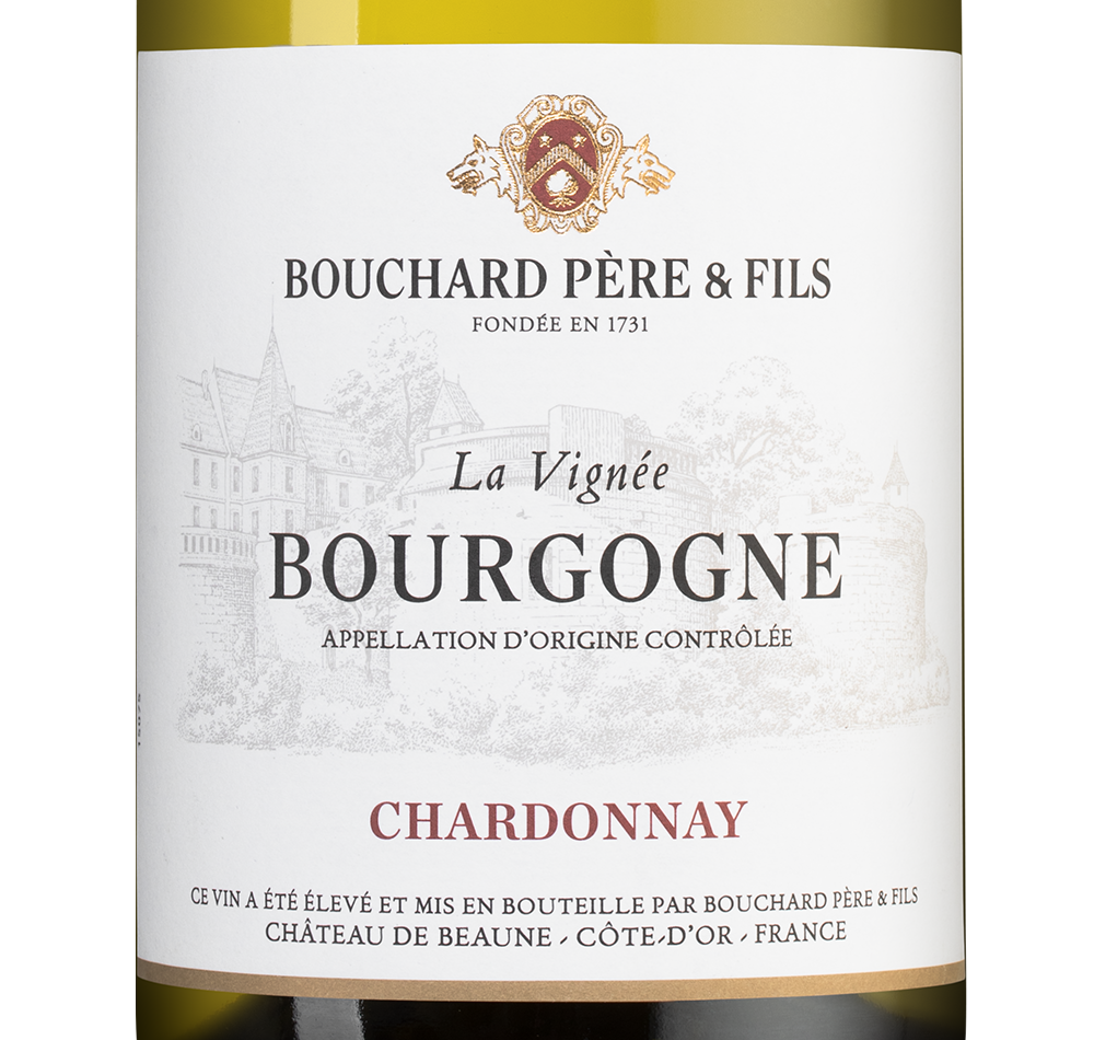 Вино Bourgogne Chardonnay La Vignee, Bouchard Pere & Fils, 2021, (147182), Франция, Бургундия, белое, сухое, 0.75 л, Бургонь Шардоне Ла Винье, цена 7990 рублей