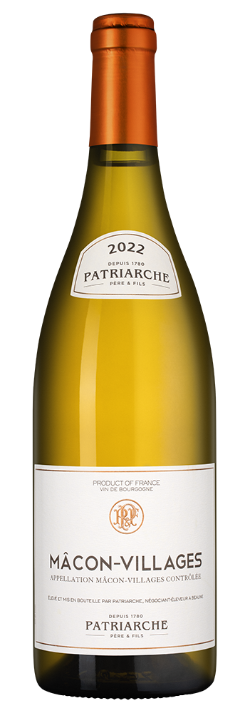 Вино Macon-Villages, Patriarche, 2022, (152957), Франция, Бургундия, белое, сухое, 0.75 л, Макон-Вилляж, цена 4690 рублей
