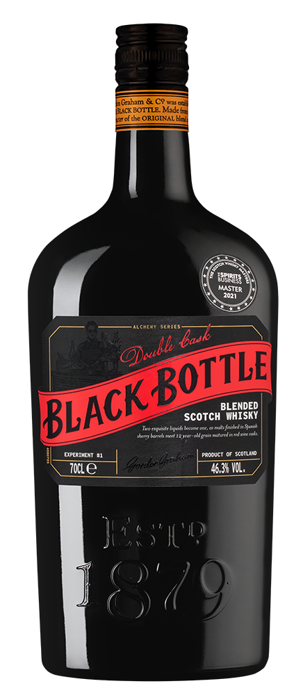 Виски Black Bottle Double Cask, (143354), Шотландия, Айла, 0.7 л, Блэк Боттл Дабл Каск, цена 7990 рублей