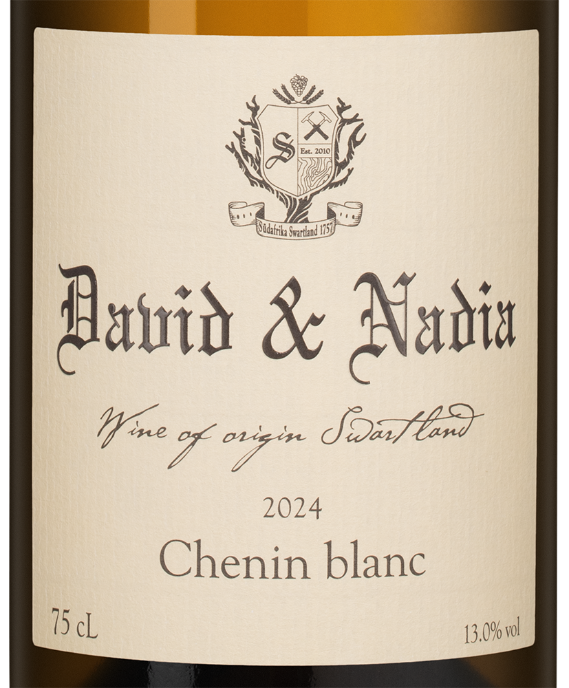 Вино Chenin Blanc, David & Nadia, 2024, (155462), Южная Африка, Свортленд, белое, сухое, 0.75 л, Шенен Блан, цена 7990 рублей