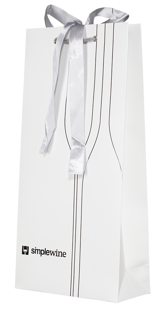 Подарочный пакет серый с лентой для 1-ой бутылки, (152903), Китай, Подарочный пакет серый с лентой, 180х370х80 мм, цена 190 рублей