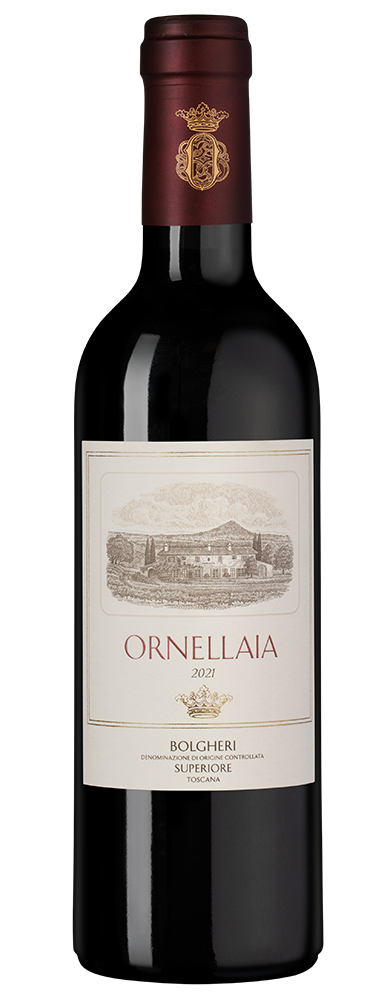 Вино Ornellaia, 2021, 0.375л, (147130), Италия, Тоскана, красное, сухое, 0.375 л, Орнеллайя, цена 39990 рублей