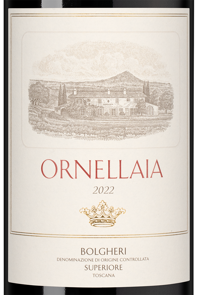Вино Ornellaia, 2022, (154675), Италия, Тоскана, красное, сухое, 0.75 л, Орнеллайя, цена 62490 рублей