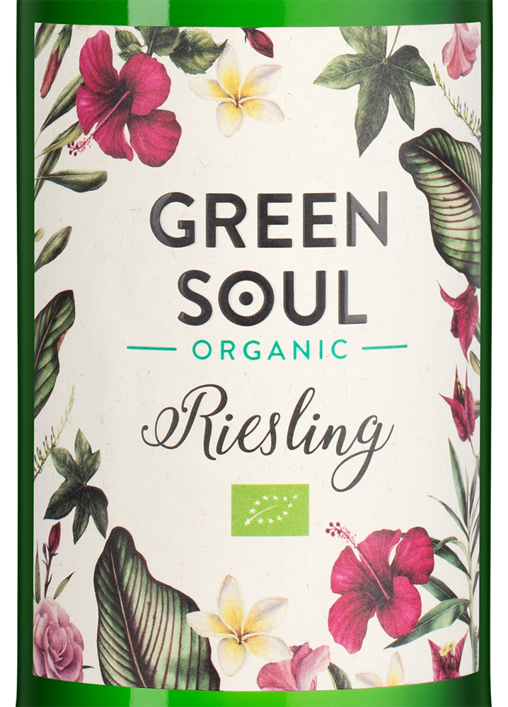 Вино Green Soul Riesling Organic, Weinkellerei Hechtsheim, 2023, (151249), Германия, Рейнгессен, белое, полусухое, 0.75 л, Грин Соул Рислинг Био, цена 2340 рублей