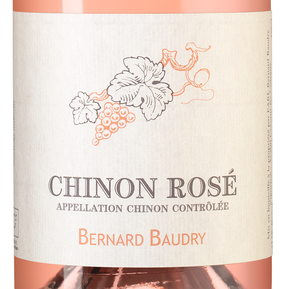 Вино Chinon Rose, Domaine Bernard Baudry, 2023, (155257), Франция, Долина Луары, розовое, сухое, 0.75 л, Шинон Розе, цена 5690 рублей