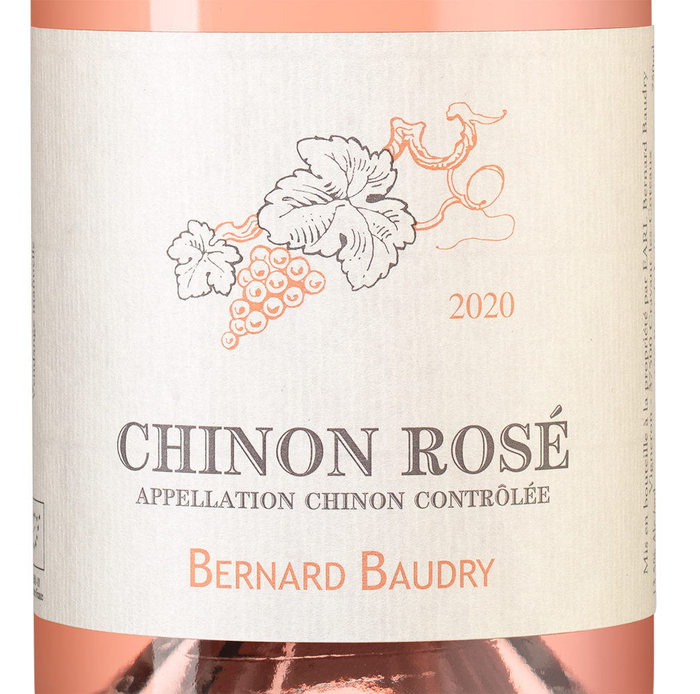 Вино Chinon Rose, Domaine Bernard Baudry, 2020, (128272), Франция, Долина Луары, розовое, сухое, 0.75 л, Шинон Розе, цена 4140 рублей