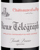 Вино с деликатным вкусом Chateauneuf-du-Pape Vieux Telegraphe La Crau