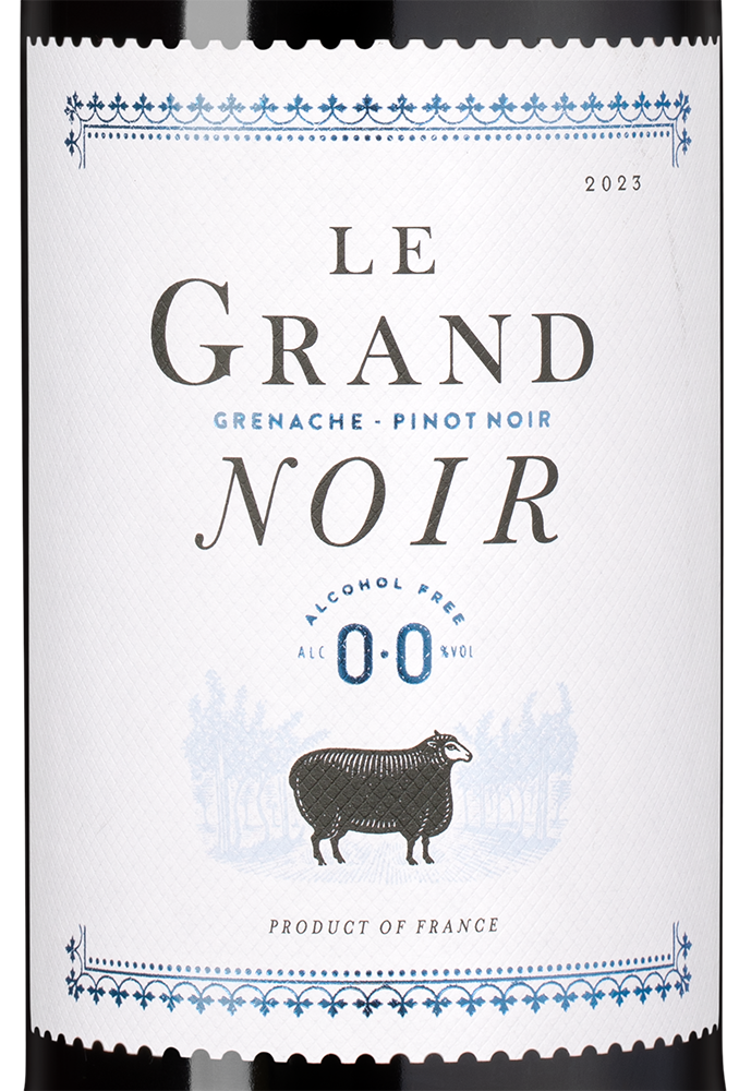 Вино безалкогольное Le Grand Noir Grenache - Pinot Noir, 0,0%, (149768), Франция, Лангедок-Руссильон, 0.75 л, Ле гран Нуар Гренаш / Пино Нуар, цена 1990 рублей