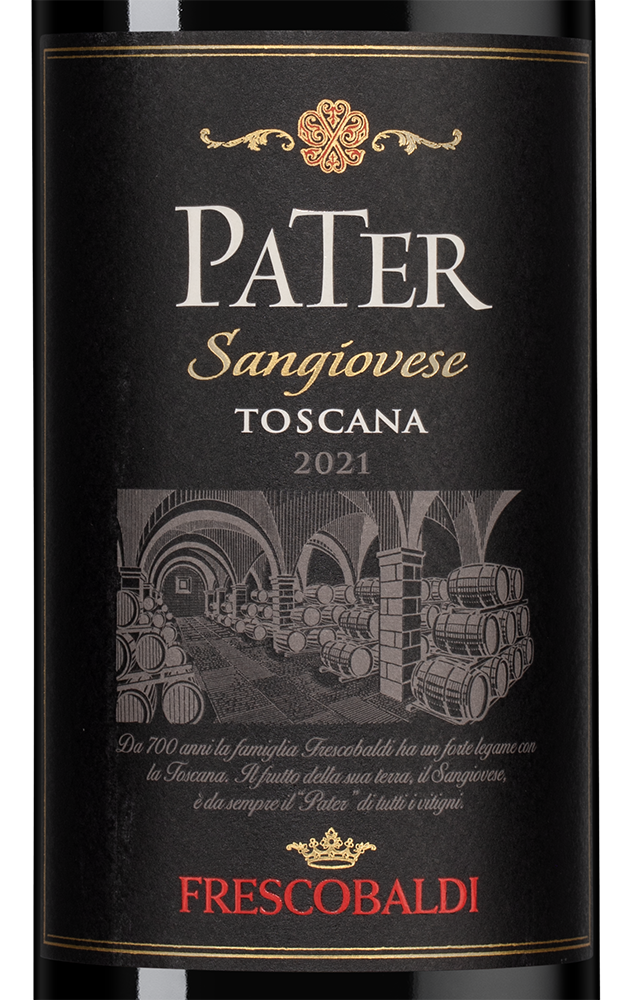 Вино Pater, Frescobaldi, 2021, (141642), Италия, Тоскана, красное, полусухое, 0.75 л, Патер, цена 2990 рублей