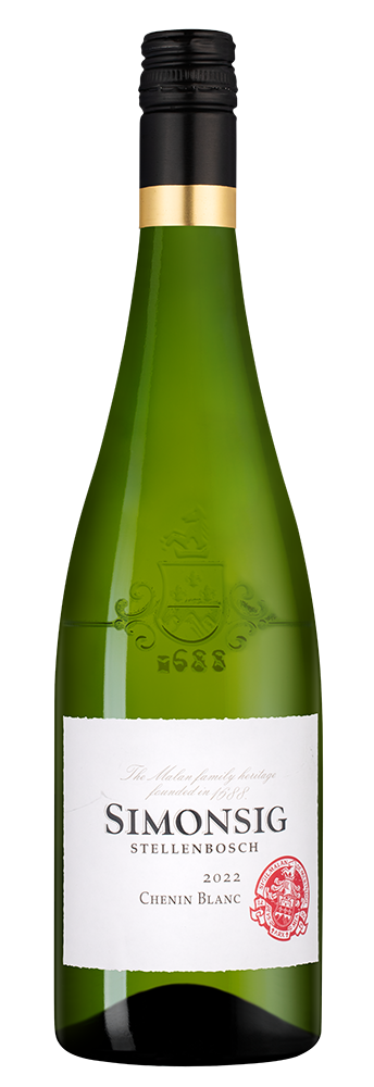 Вино Chenin Blanc, Simonsig, 2022, (141061), Южная Африка, Стелленбош, белое, сухое, 0.75 л, Шенен Блан, цена 1990 рублей