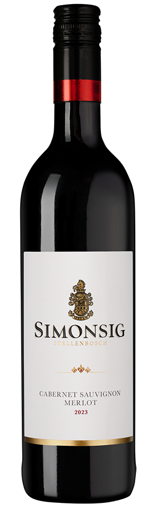 Вино Cabernet Sauvignon / Merlot, Simonsig, 2023, (153911), Южная Африка, Стелленбош, красное, полусухое, 0.75 л, Каберне Совиньон / Мерло, цена 1990 рублей