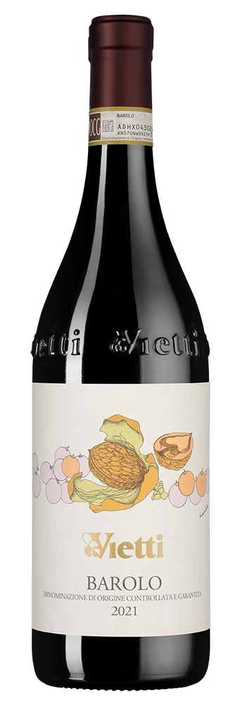 Вино Barolo, Vietti, 2021, (154026), Италия, Пьемонт, красное, сухое, 0.75 л, Бароло, цена 18990 рублей