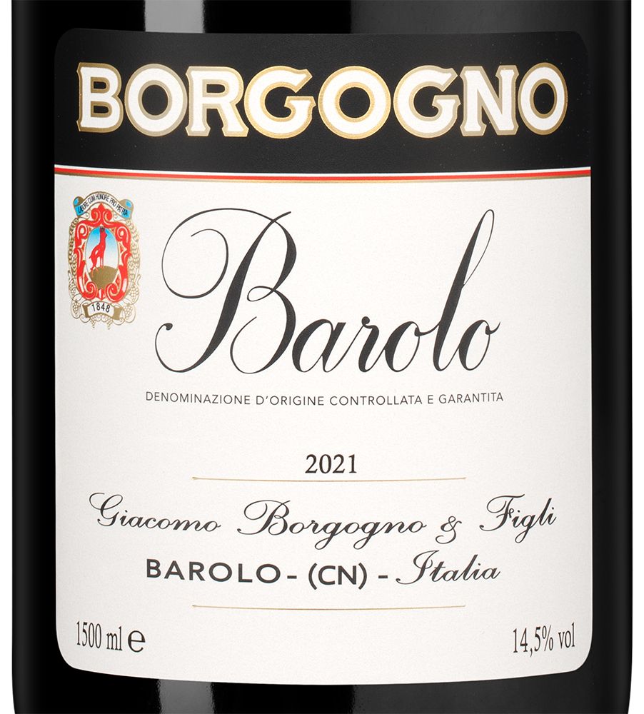 Вино Barolo, Borgogno, 2021, 1.5л, (156684), Италия, Пьемонт, красное, сухое, 1.5 л, Бароло, цена 39990 рублей