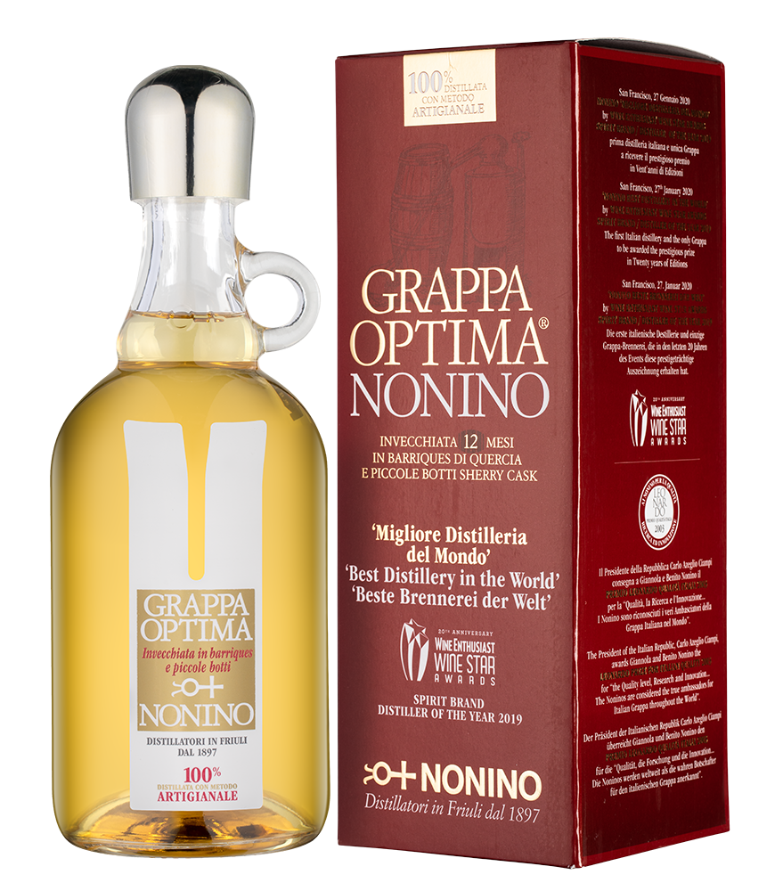 Граппа Optima в подарочной упаковке, 2019, (139259), Италия, Фриули-Венеция-Джулия, 0.7 л, Оптима, цена 5990 рублей