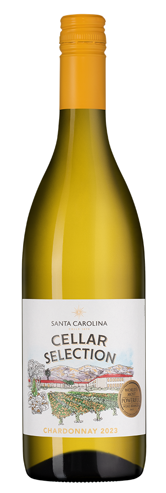 Вино Cellar Selection Chardonnay, Santa Carolina, 2023, (145651), Чили, Центральная Долина, белое, полусухое, 0.75 л, Селлар Селекшн Шардоне, цена 792 рублей