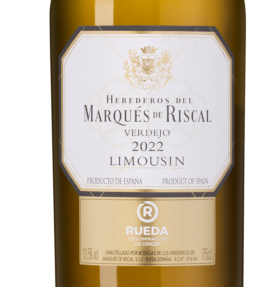 Вино Limousin, Marques de Riscal, 2022, (144980), Испания, Кастилия и Леон, белое, сухое, 0.75 л, Руэда Вердехо Лимусен, цена 4990 рублей
