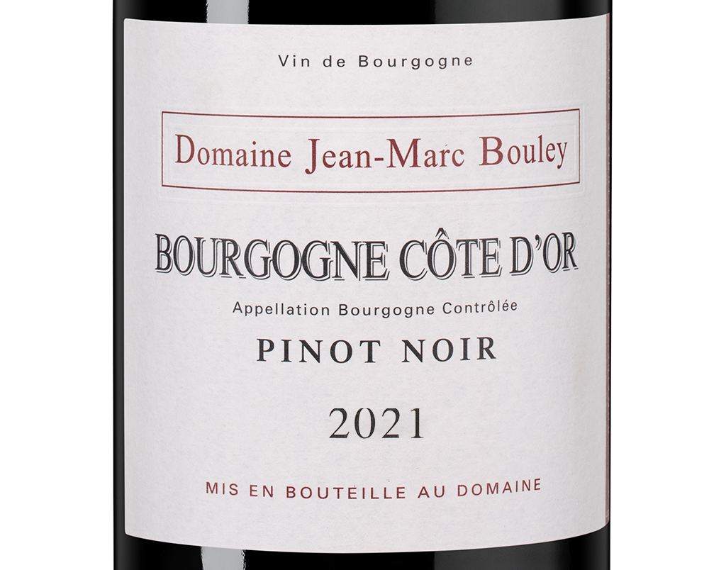 Вино Bourgogne Pinot Noir, Domaine Jean-Marc & Thomas Bouley, 2021, (148014), Франция, Бургундия, красное, сухое, 0.75 л, Бургонь Пино Нуар, цена 12490 рублей