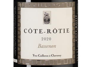 Вино Cote Rotie Bassenon, (138985), красное сухое, 2020 г., 0.75 л, Кот Роти Басснон цена 16490 рублей
