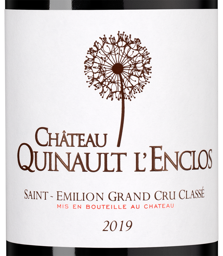 Вино Chateau l'Enclos, Château Quinault L'Enclos, 2019, (155443), Франция, Бордо, красное, сухое, 0.75 л, Шато Кино Л`Анкло, цена 12990 рублей