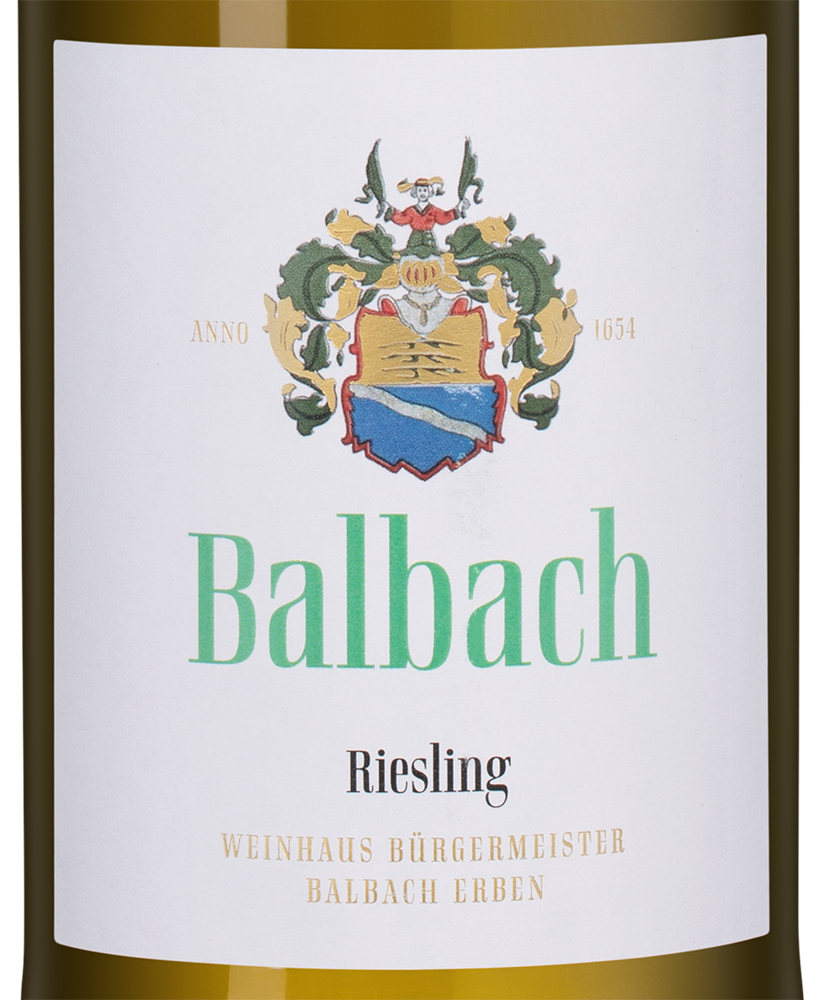 Вино Balbach Riesling, Gunderloch, 2023, (148707), Германия, Рейнгессен, белое, полусладкое, 0.75 л, Рислинг Бальбах, цена 2443 рублей