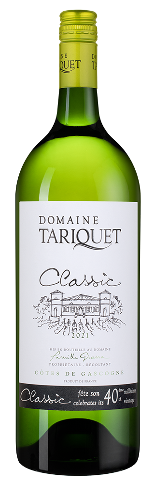 Вино Classic, Domaine Tariquet, 2021, 1.5л, (137146), Франция, Юго-Запад, белое, сухое, 1.5 л, Классик, цена 6290 рублей