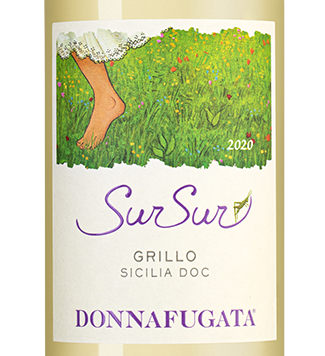 Вино SurSur Grillo, Donnafugata, 2020, (131158), Италия, Сицилия, белое, сухое, 0.75 л, СурСур Грилло, цена 5490 рублей