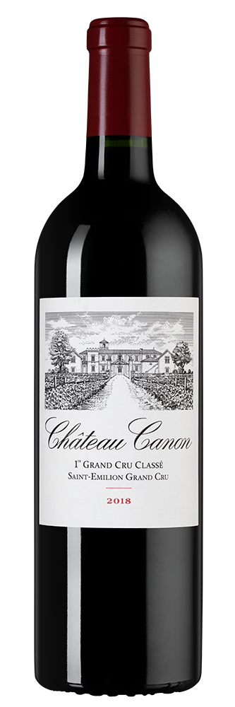 Вино Chateau Canon (Saint-Emilion Grand Cru), 2018, (150929), Франция, Бордо, красное, сухое, 0.75 л, Шато Канон, цена 41490 рублей
