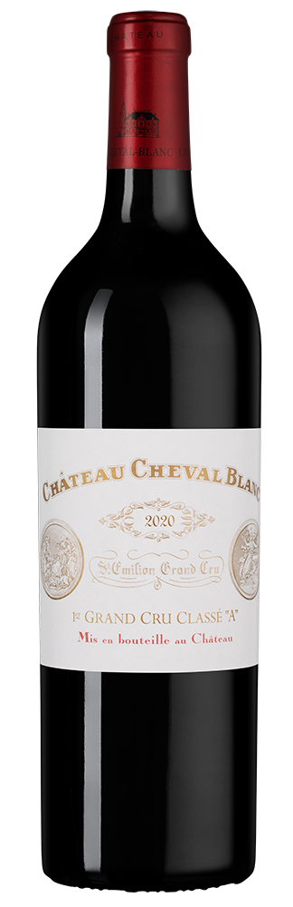 Вино Chateau Cheval Blanc (Saint-Emilion Grand Cru), 2020, (148676), Франция, Бордо, красное, сухое, 0.75 л, Шато Шеваль Блан, цена 229990 рублей
