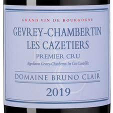 Вино Gevrey-Chambertin Premier Cru Cazetiers, (149532), красное сухое, 2019, 0.75 л, Жевре-Шамбертен Премье Крю Казетье цена 42490 рублей