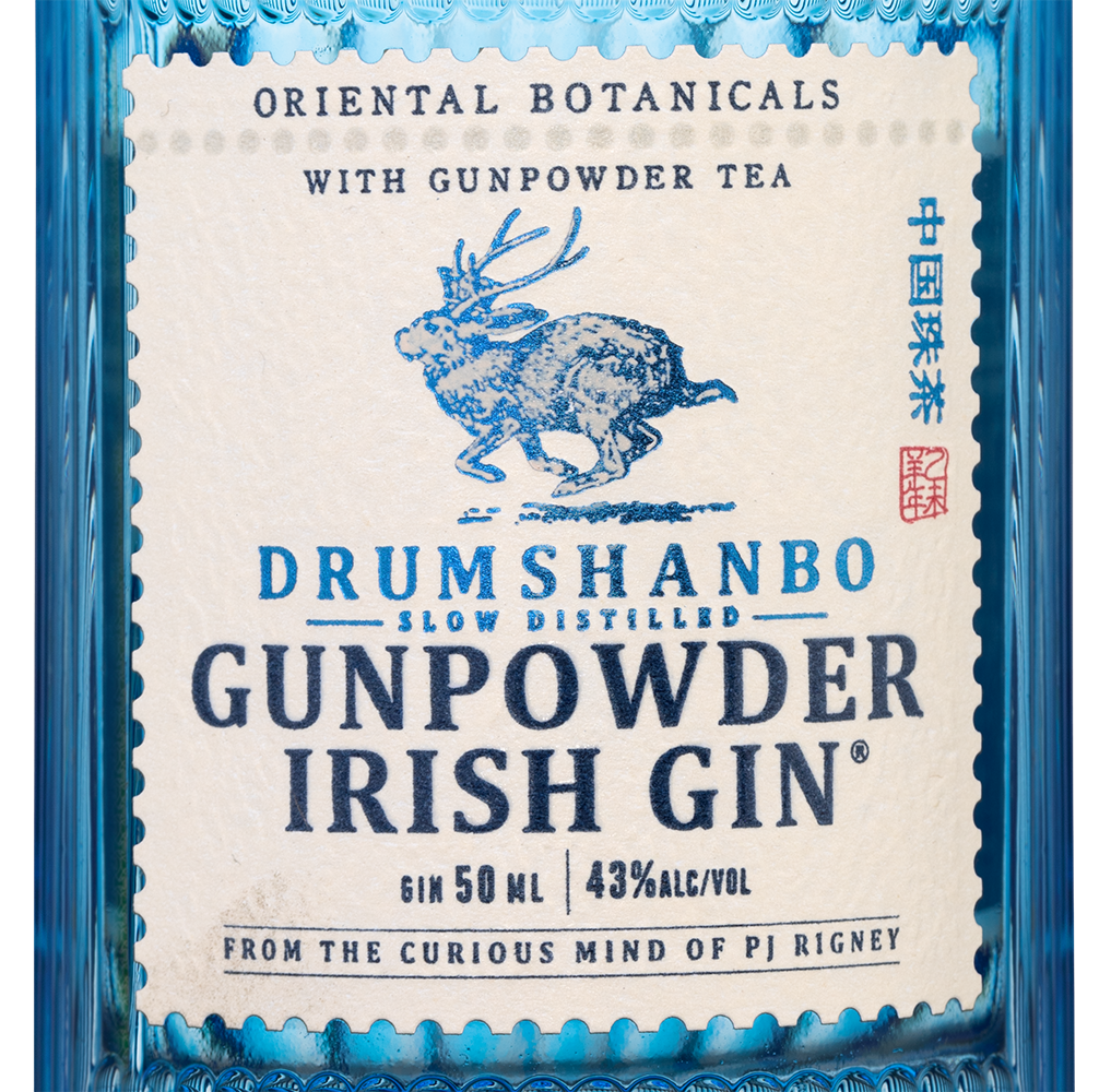 Джин Drumshanbo Gunpowder Irish Gin, 0.05л, (147421), Ирландия, 0.05 л, Драмшанбо Ганпаудер Айриш Джин, цена 890 рублей